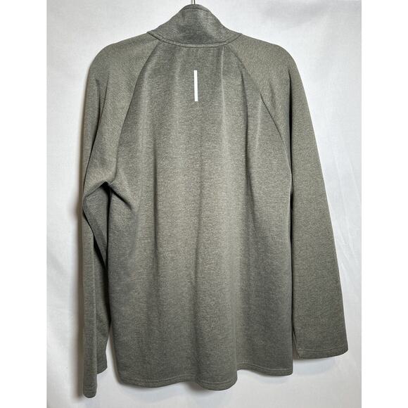 Zelos Pullover Men's Medium Grey 1/4 Zip Activewear Sweatshirt Long Sleeve - Picture 5 of 7